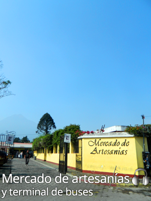 Mercado municipal de artesanías y terminal de buses